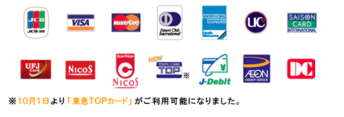 クレジットカード一覧